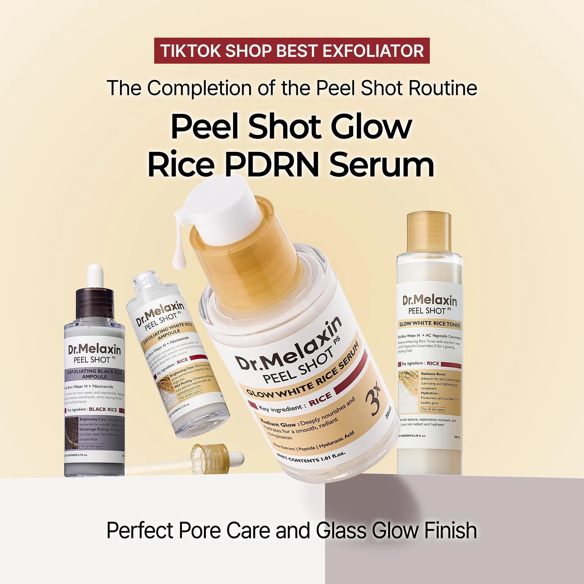 Dr. Melaxin Glow Rice Routine Set