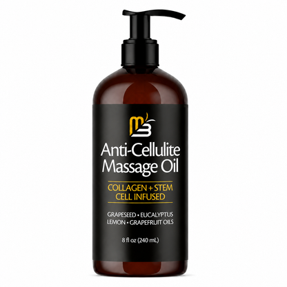 Anti Cellulite Massage Oil, Collagen + Stem Cell Infused