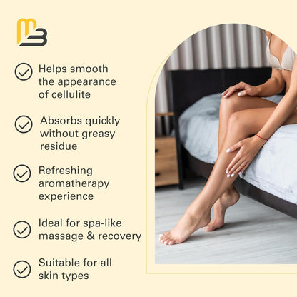 Anti Cellulite Massage Oil, Collagen + Stem Cell Infused