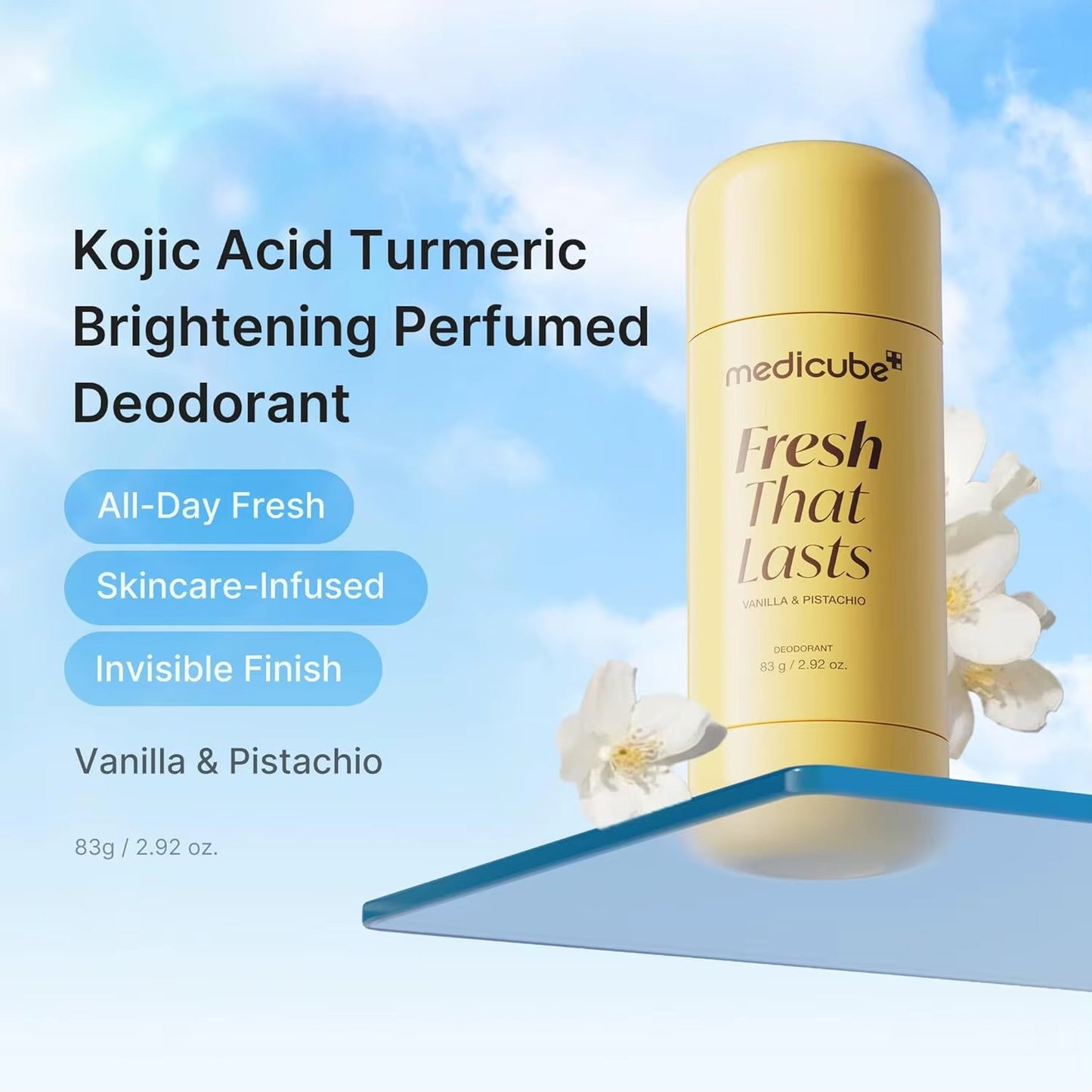 Medicube Deodorant Vanilla & Pistachio Fresh That Lasts