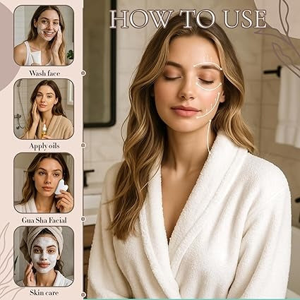 Gua Sha Facial Massage Stone