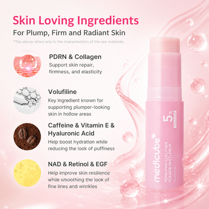 Medicube PDRN Pink Collagen Volume Multi Balm Stick
